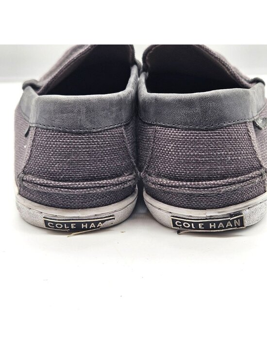 Cole Haan Mens Grey Canvas Leather Penny Loafers Slip-On Shoes Size 11.5M C25710 main image 7